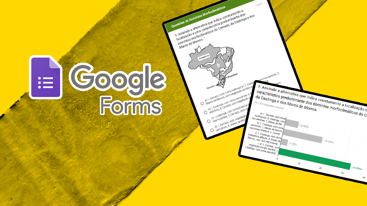 lista de exercícios com o google forms