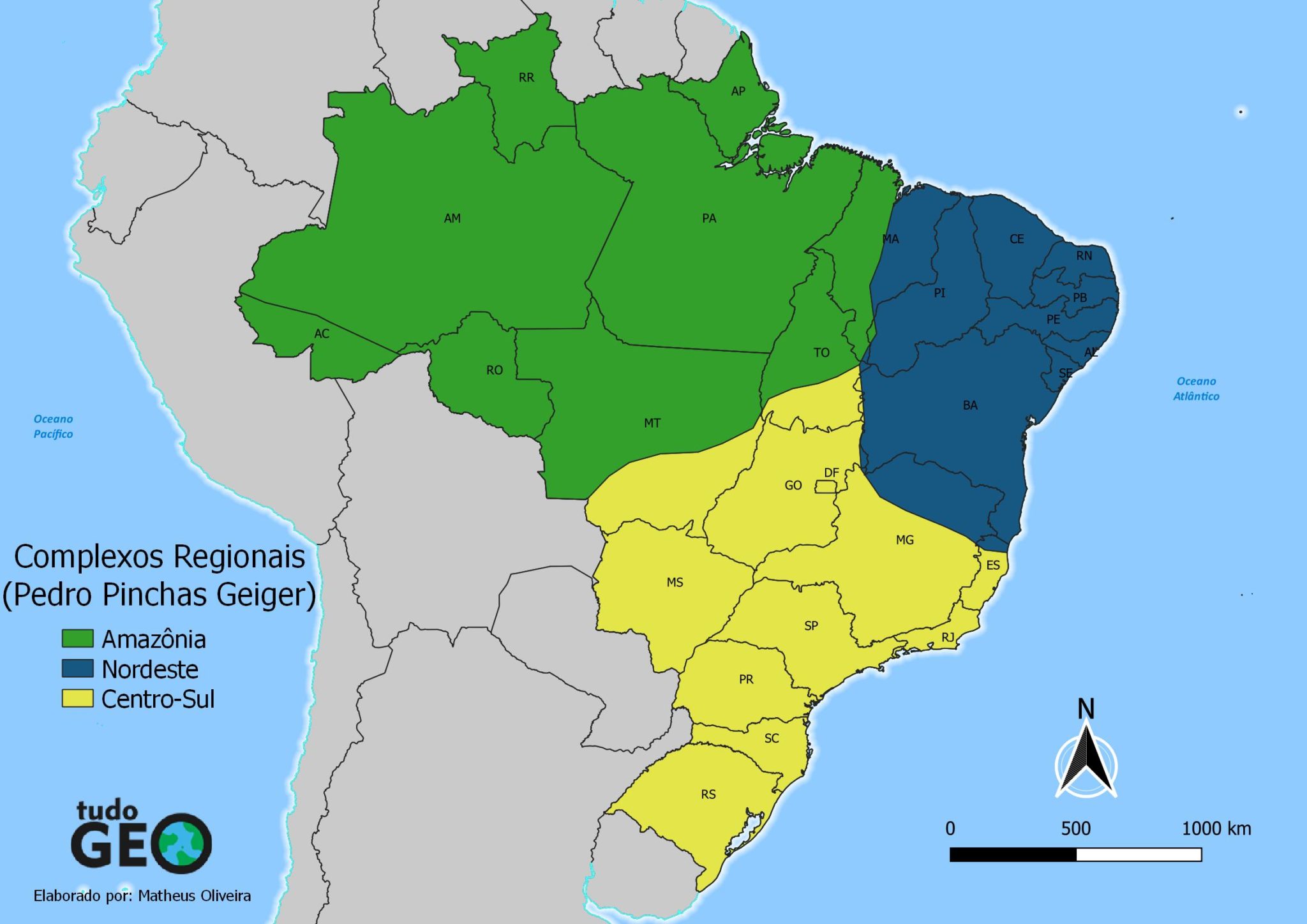 Complexos Regionais ou Geoeconômicos (Pedro Pinchas Geiger)