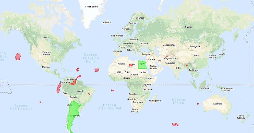 Quebra cabeça de Mercator