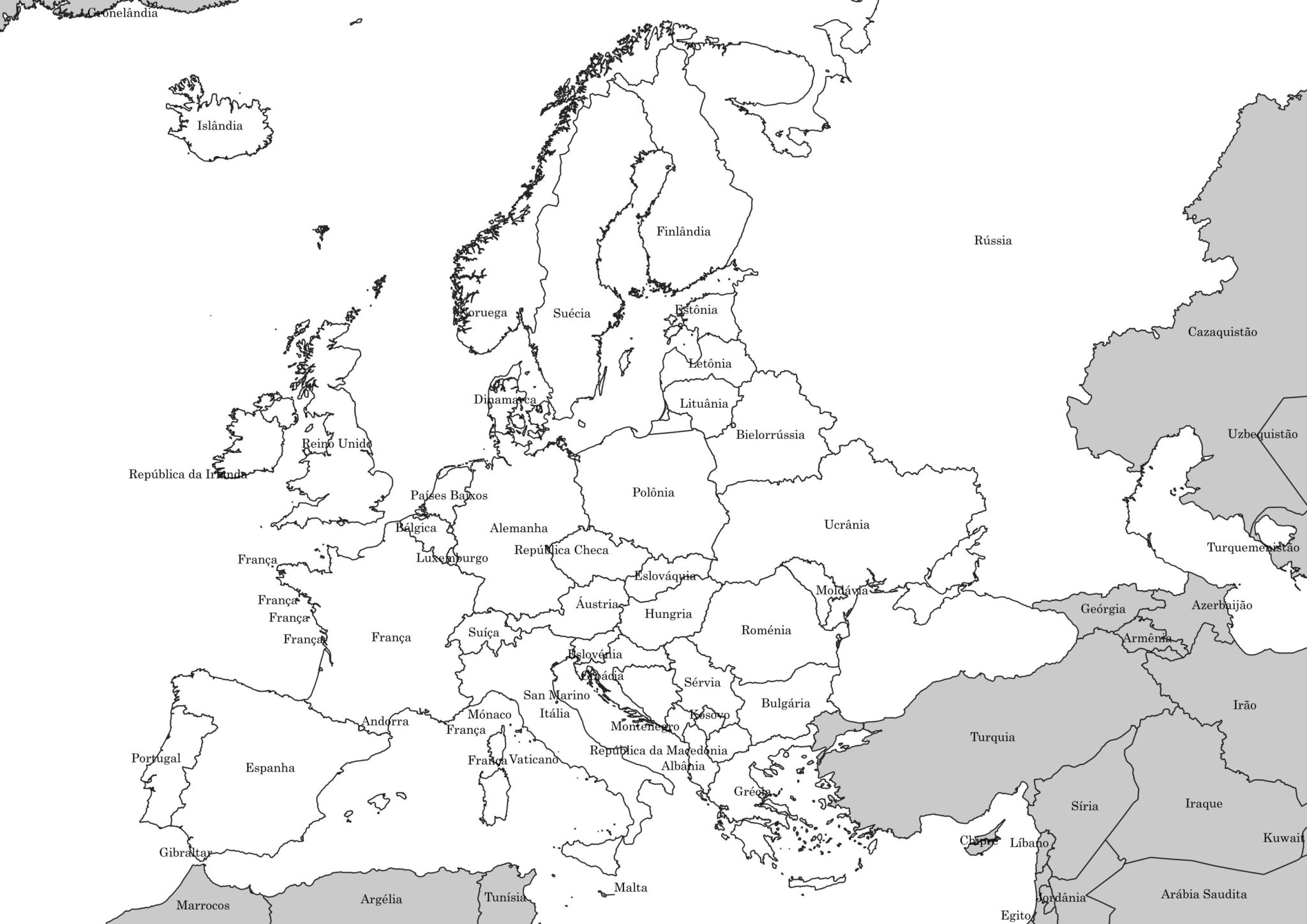 Mapa da Europa: descubra como é dividido e quais países fazem parte