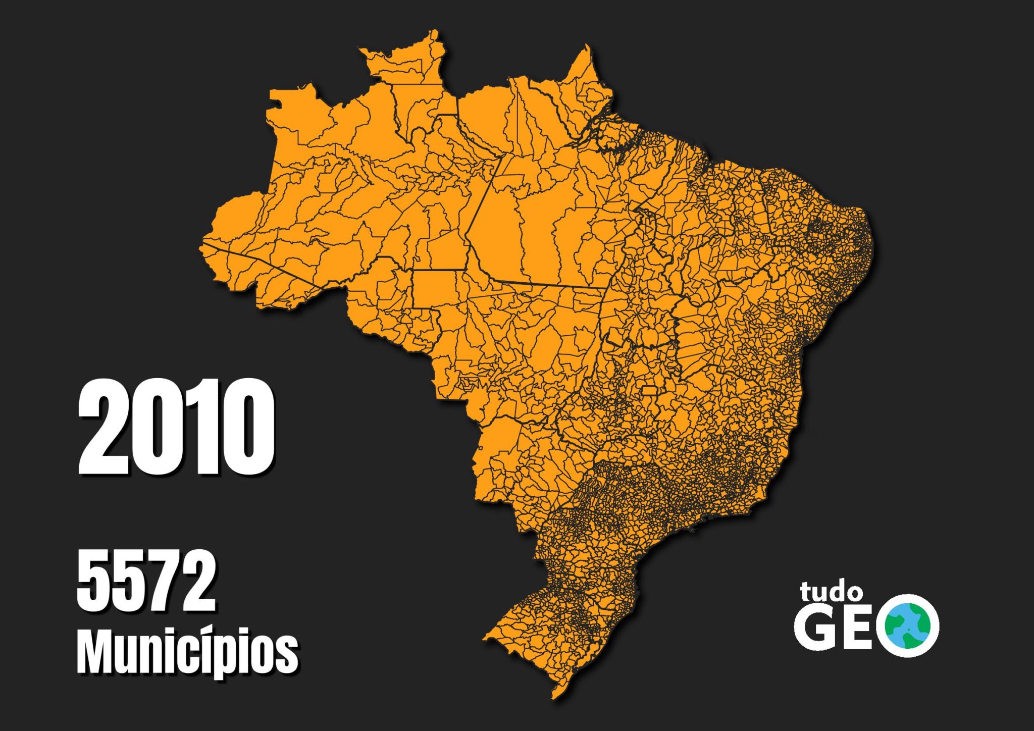 evolução dos municipios brasileiros
